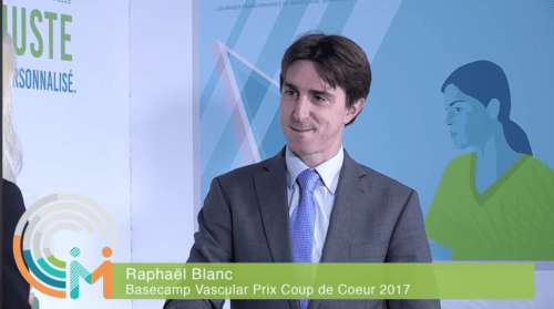 Raphaël Blanc, PDG de Basecamp Vascular, prix coup de coeur MEDICEN aux JFR 2017